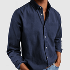 Fynn Men's Long Sleeve Shirt – Classic, Comfortable & Versatile Wardrobe Essential 0