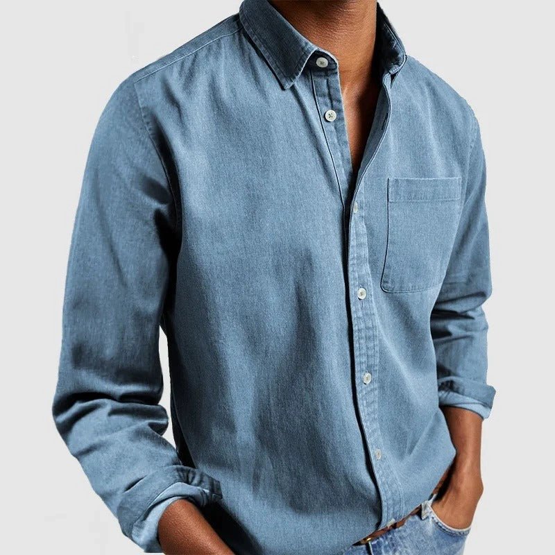 Fynn Men's Long Sleeve Shirt – Classic, Comfortable & Versatile Wardrobe Essential 10
