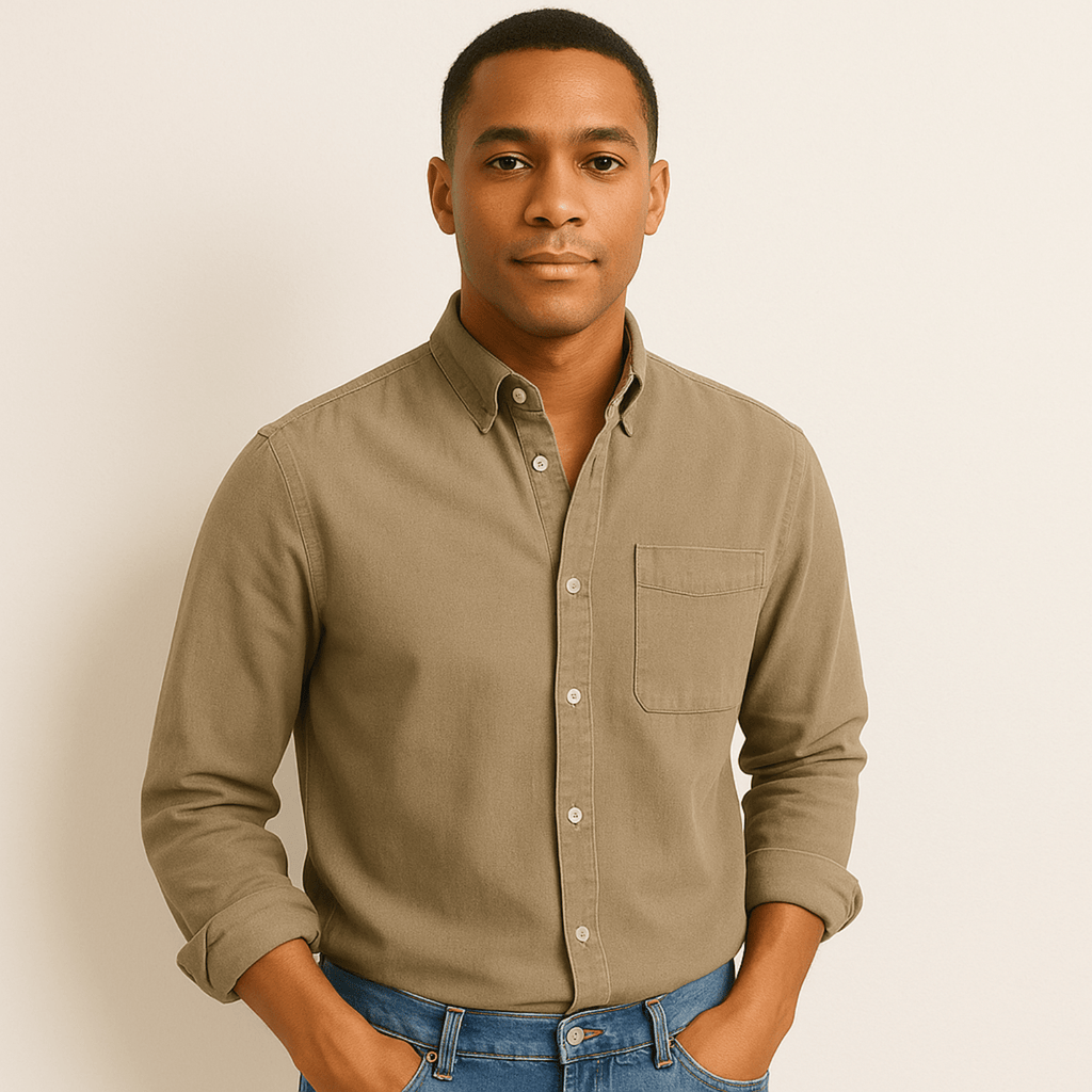 Fynn Men's Long Sleeve Shirt – Classic, Comfortable & Versatile Wardrobe Essential 2