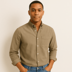 Fynn Men's Long Sleeve Shirt – Classic, Comfortable & Versatile Wardrobe Essential 2
