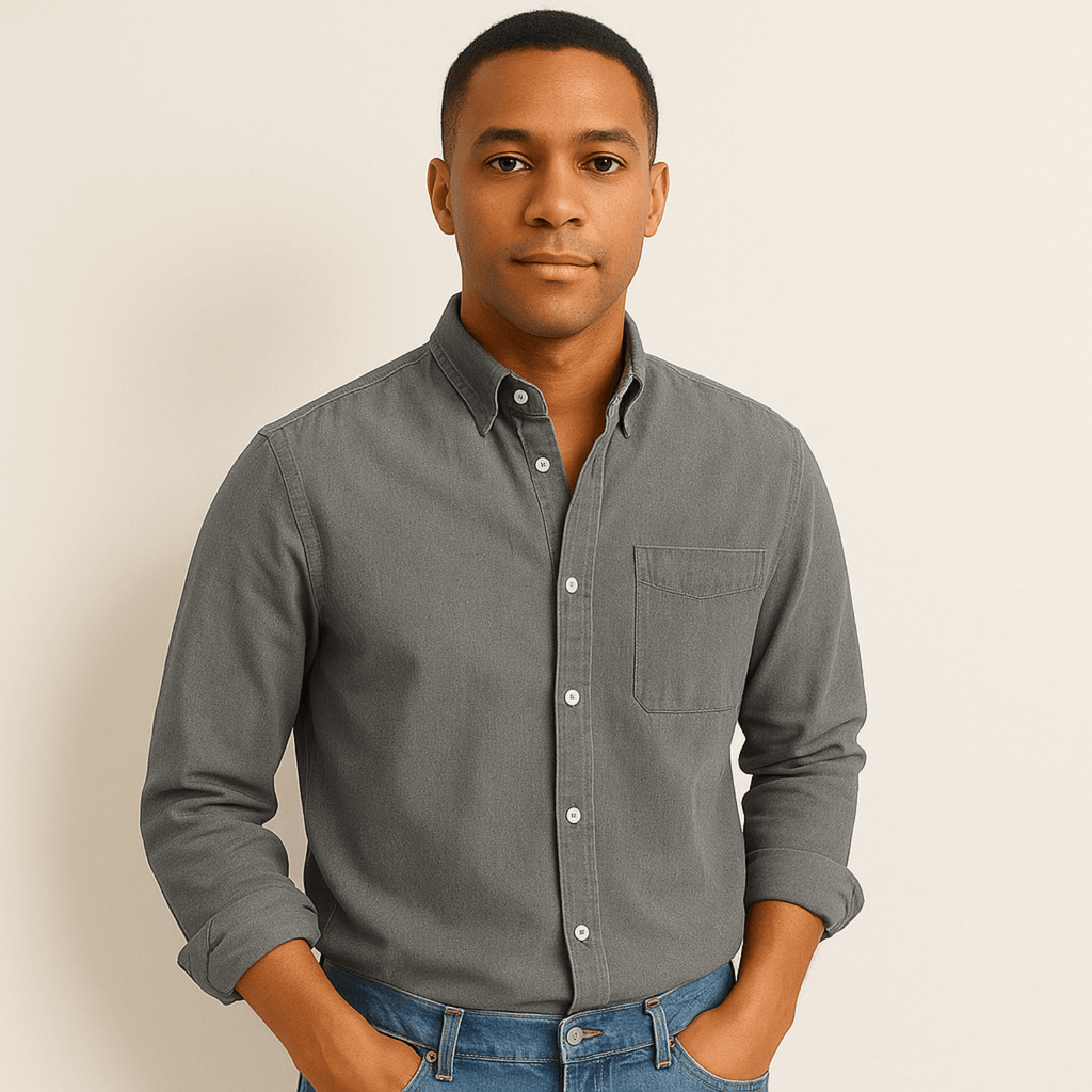 Fynn Men's Long Sleeve Shirt – Classic, Comfortable & Versatile Wardrobe Essential 6