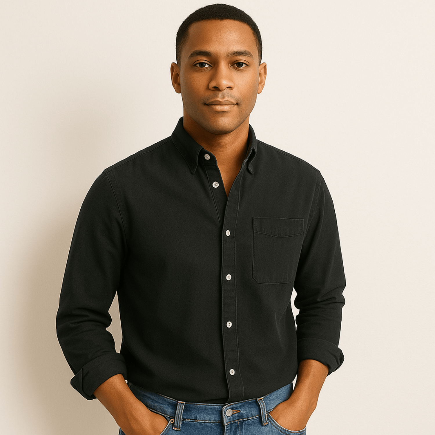 Fynn Men's Long Sleeve Shirt – Classic, Comfortable & Versatile Wardrobe Essential 8