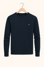 Men’s Structured Sweatshirt – Soft Breathable Fabric, Loose Fit