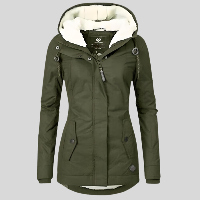 Wanda Rain Jacket – Waterproof with Warm Fleece Lining