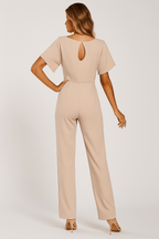Elza Chic Tie-Belt Jumpsuit – Modern & Flattering Fit