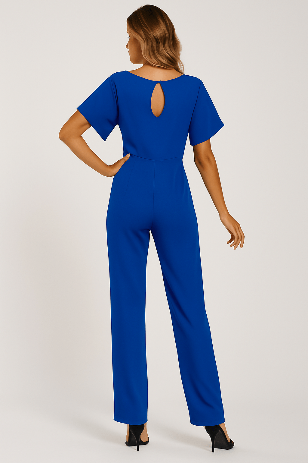 Elza Chic Tie-Belt Jumpsuit – Modern & Flattering Fit