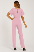 Elza Chic Tie-Belt Jumpsuit – Modern & Flattering Fit