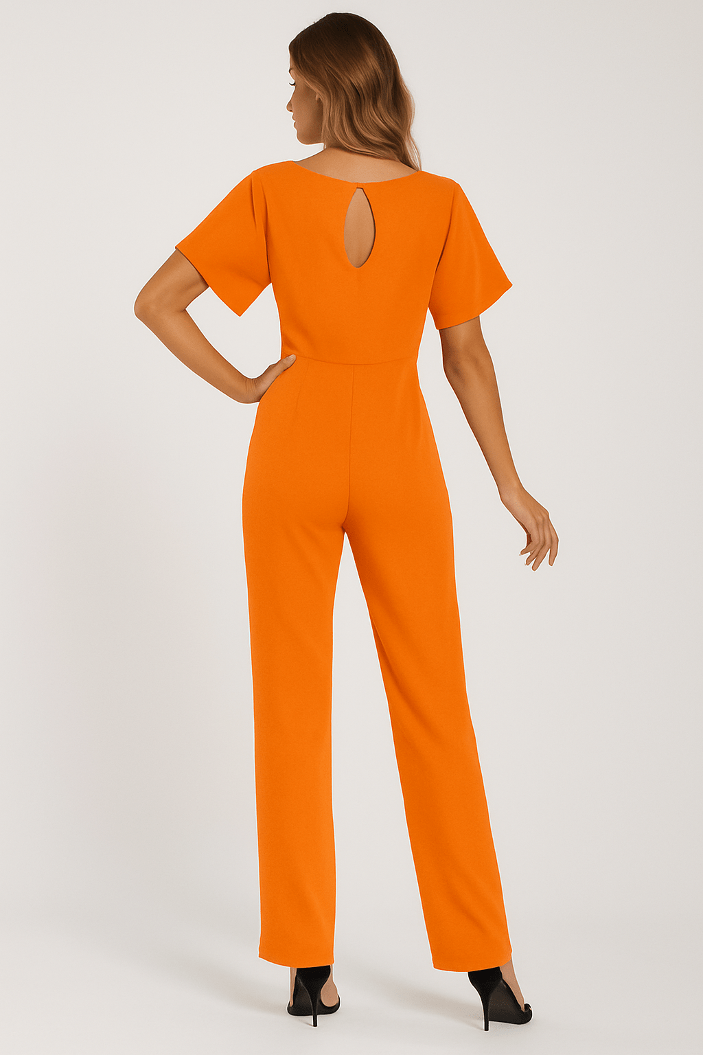 Elza Chic Tie-Belt Jumpsuit – Modern & Flattering Fit