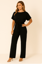 Elza Chic Tie-Belt Jumpsuit – Modern & Flattering Fit