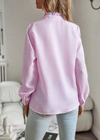 Women’s Ruffled Long-Sleeve Blouse